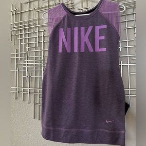 NWT Nike Purple Oversized Sleeveless Sweater sz S
